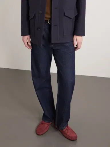 Manolo Blahnik Gargano Tasselled Nubuck Driving Shoes - Men | Thumbnail 2 Manolo Blahnik Gargano Tasselled Nubuck Driving Shoes - Men | Thumbnail 2