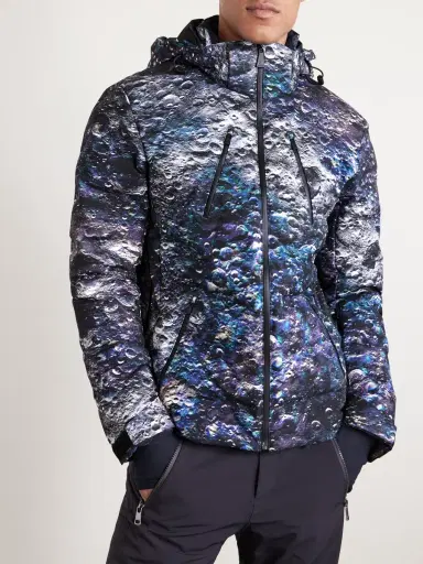 Aztech Mountain MDJ Nuke Suit Printed Quilted Hooded Down Ski Jacket - Men | Thumbnail 4 Aztech Mountain MDJ Nuke Suit Printed Quilted Hooded Down Ski Jacket - Men | Thumbnail 4