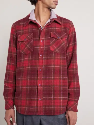 God’s True Cashmere Love Checked Cashmere Shirt - Men | Thumbnail 3 God’s True Cashmere Love Checked Cashmere Shirt - Men | Thumbnail 3