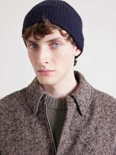 William Lockie Ribbed Cashmere Beanie - Men | Thumbnail 4 William Lockie Ribbed Cashmere Beanie - Men | Thumbnail 4