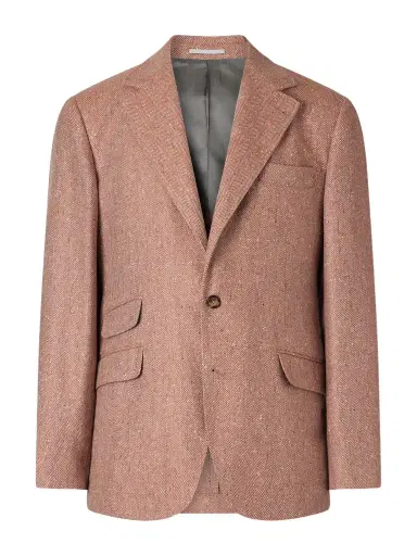 Brunello Cucinelli Herringbone Wool and Cashmere-Blend Blazer - Men | Thumbnail 1 Brunello Cucinelli Herringbone Wool and Cashmere-Blend Blazer - Men | Thumbnail 1