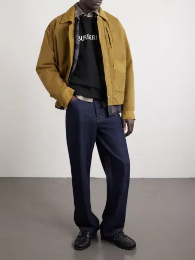 Burberry Logo-Print Cotton-Jersey Sweatshirt - Men | Thumbnail 2 Burberry Logo-Print Cotton-Jersey Sweatshirt - Men | Thumbnail 2