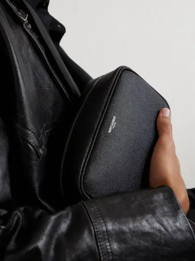 Saint Laurent Full-Grain Leather Pouch - Men | Thumbnail 6 Saint Laurent Full-Grain Leather Pouch - Men | Thumbnail 6