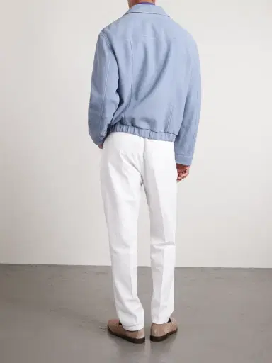 Brunello Cucinelli Suede Blouson Jacket - Men | Thumbnail 3 Brunello Cucinelli Suede Blouson Jacket - Men | Thumbnail 3