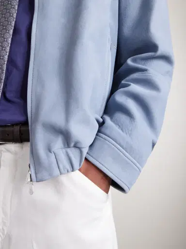 Brunello Cucinelli Suede Blouson Jacket - Men | Thumbnail 4 Brunello Cucinelli Suede Blouson Jacket - Men | Thumbnail 4