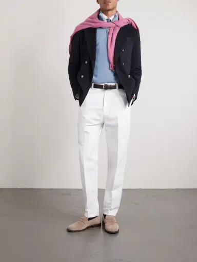 Brunello Cucinelli Cashmere Half-Zip Sweater - Men | Thumbnail 2 Brunello Cucinelli Cashmere Half-Zip Sweater - Men | Thumbnail 2
