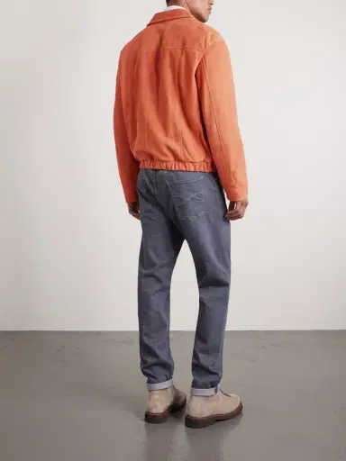 Brunello Cucinelli Suede Blouson Jacket - Men | Thumbnail 4 Brunello Cucinelli Suede Blouson Jacket - Men | Thumbnail 4