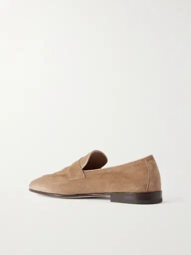Brunello Cucinelli Suede Loafers - Men | Thumbnail 4 Brunello Cucinelli Suede Loafers - Men | Thumbnail 4