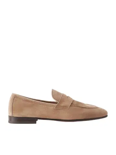 Brunello Cucinelli Suede Loafers - Men | Thumbnail 1 Brunello Cucinelli Suede Loafers - Men | Thumbnail 1