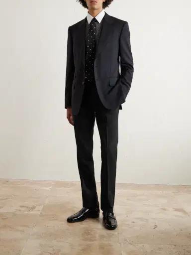 Tom Ford Straight-Leg Wool Suit Trousers - Men | Thumbnail 2 Tom Ford Straight-Leg Wool Suit Trousers - Men | Thumbnail 2