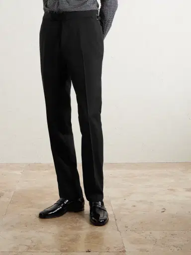 Tom Ford Straight-Leg Wool Suit Trousers - Men | Thumbnail 3 Tom Ford Straight-Leg Wool Suit Trousers - Men | Thumbnail 3