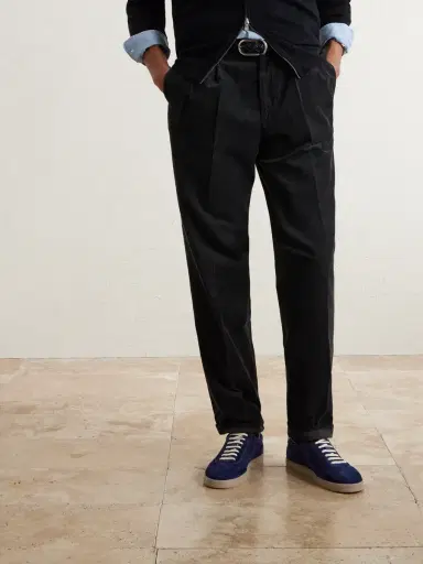 Brunello Cucinelli Coda di Rondine Suede Sneakers - Men | Thumbnail 2 Brunello Cucinelli Coda di Rondine Suede Sneakers - Men | Thumbnail 2