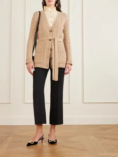 Valentino Garavani Embellished Wool Straight-leg Pants | Thumbnail 2 Valentino Garavani Embellished Wool Straight-leg Pants | Thumbnail 2