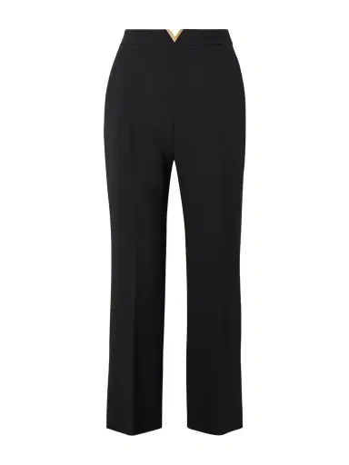 Valentino Garavani Embellished Wool Straight-leg Pants | Thumbnail 1 Valentino Garavani Embellished Wool Straight-leg Pants | Thumbnail 1