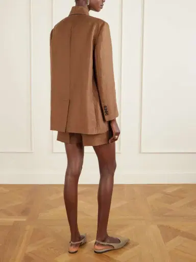 Brunello Cucinelli Linen-twill Blazer | Thumbnail 4 Brunello Cucinelli Linen-twill Blazer | Thumbnail 4