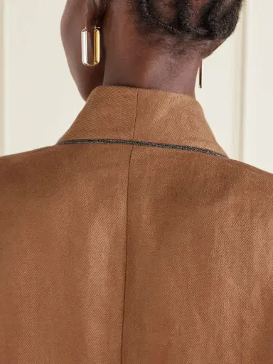 Brunello Cucinelli Linen-twill Blazer | Thumbnail 6 Brunello Cucinelli Linen-twill Blazer | Thumbnail 6