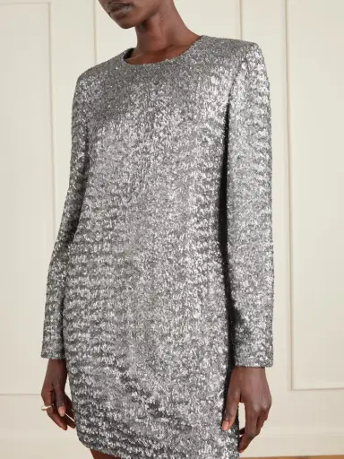Veronica de Piante Layla Sequined Tulle Mini Dress | Thumbnail 3 Veronica de Piante Layla Sequined Tulle Mini Dress | Thumbnail 3