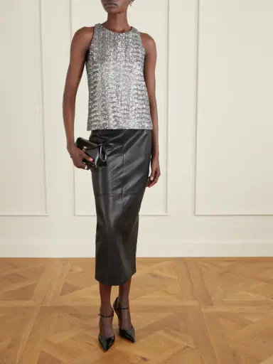 Veronica de Piante Alizeh Sequined Gauze Top | Thumbnail 2 Veronica de Piante Alizeh Sequined Gauze Top | Thumbnail 2