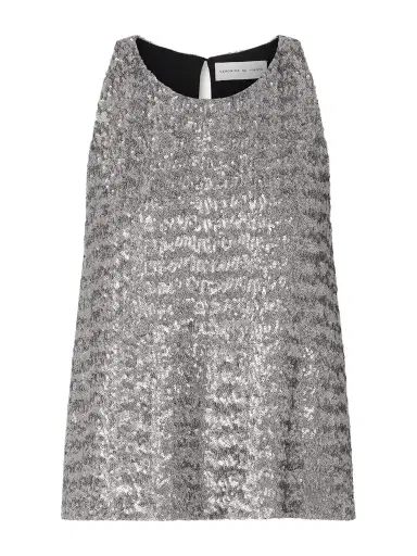Veronica de Piante Alizeh Sequined Gauze Top | Thumbnail 1 Veronica de Piante Alizeh Sequined Gauze Top | Thumbnail 1