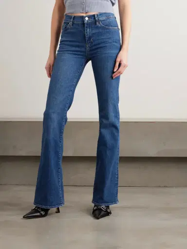 Frame The Icon Long Mid-rise Flared Jeans | Thumbnail 3 Frame The Icon Long Mid-rise Flared Jeans | Thumbnail 3