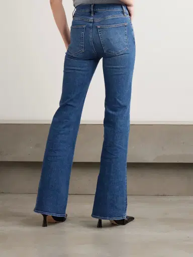 Frame The Icon Long Mid-rise Flared Jeans | Thumbnail 4 Frame The Icon Long Mid-rise Flared Jeans | Thumbnail 4