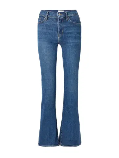 Frame The Icon Long Mid-rise Flared Jeans | Thumbnail 1 Frame The Icon Long Mid-rise Flared Jeans | Thumbnail 1