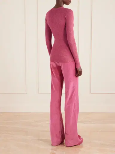 Gabriela Hearst Anges Ribbed Cashmere, Silk And Hemp-blend Henley Shirt | Thumbnail 4 Gabriela Hearst Anges Ribbed Cashmere, Silk And Hemp-blend Henley Shirt | Thumbnail 4