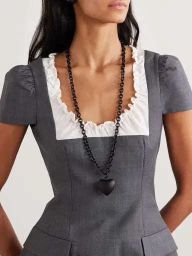 Roxanne Assoulin The Puffy Heart Metal Necklace | Thumbnail 4 Roxanne Assoulin The Puffy Heart Metal Necklace | Thumbnail 4