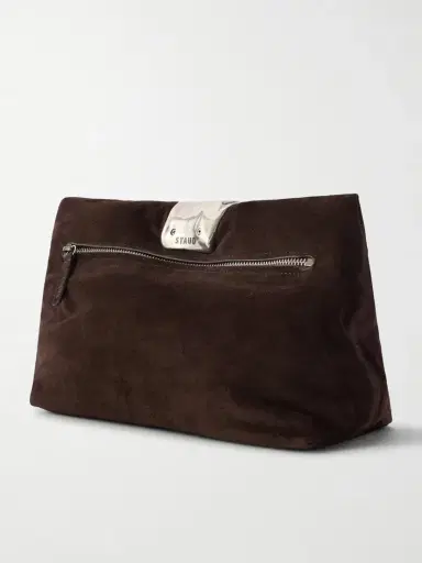 Staud Cuff Suede Clutch | Thumbnail 4 Staud Cuff Suede Clutch | Thumbnail 4
