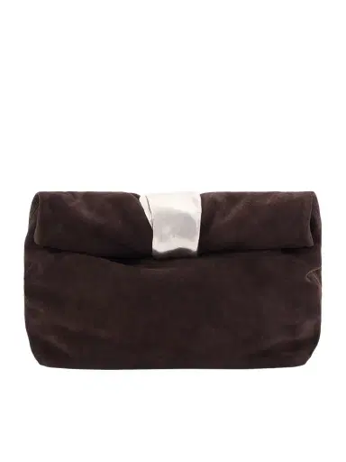 Staud Cuff Suede Clutch | Thumbnail 1 Staud Cuff Suede Clutch | Thumbnail 1