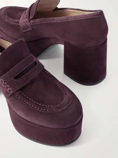 Gianvito Rossi Jenna 75 Suede Platform Pumps | Thumbnail 5 Gianvito Rossi Jenna 75 Suede Platform Pumps | Thumbnail 5