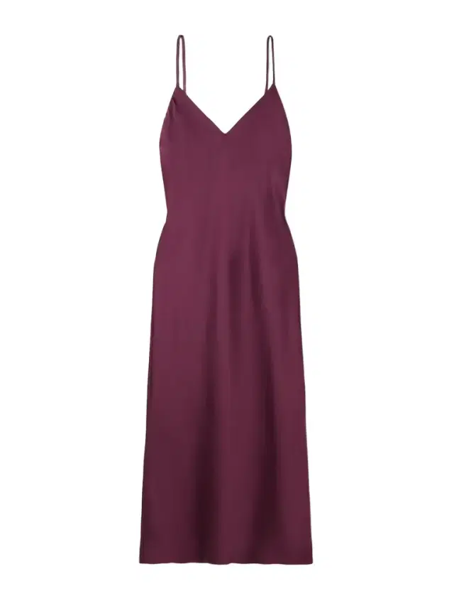 Satin Midi Dress Satin Midi Dress