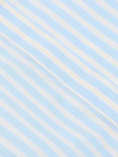 Simkhai Women's Renata Striped Cotton Crop Shirt - Hydrangea Blue Stripe | Thumbnail 7 Simkhai Women's Renata Striped Cotton Crop Shirt - Hydrangea Blue Stripe | Thumbnail 7