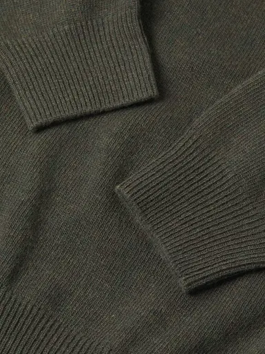 Fear of God Men's Fine-Knit Wool Crewneck Sweater - Off Black | Thumbnail 6 Fear of God Men's Fine-Knit Wool Crewneck Sweater - Off Black | Thumbnail 6