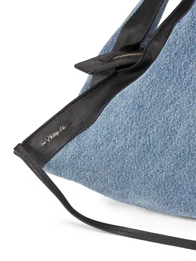 3.1 Phillip Lim Women's Medium Luna Cotton Denim Hobo Bag | Thumbnail 5 3.1 Phillip Lim Women's Medium Luna Cotton Denim Hobo Bag | Thumbnail 5