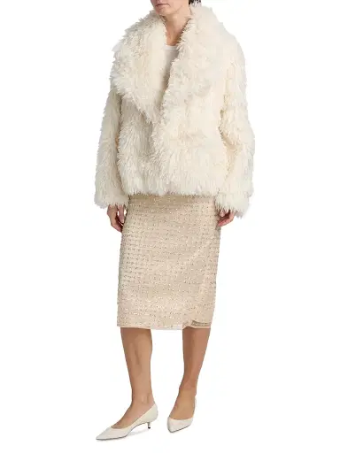 Staud Women's Soprano Faux Shearling Jacket - | Thumbnail 2 Staud Women's Soprano Faux Shearling Jacket - | Thumbnail 2
