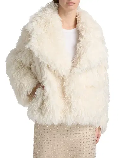 Staud Women's Soprano Faux Shearling Jacket - | Thumbnail 3 Staud Women's Soprano Faux Shearling Jacket - | Thumbnail 3
