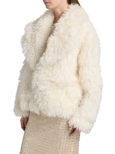 Staud Women's Soprano Faux Shearling Jacket - | Thumbnail 4 Staud Women's Soprano Faux Shearling Jacket - | Thumbnail 4