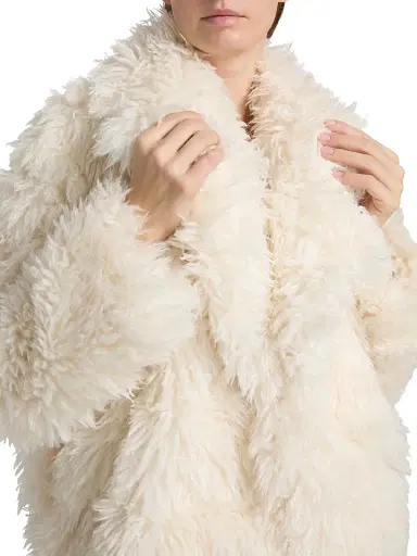 Staud Women's Soprano Faux Shearling Jacket - | Thumbnail 6 Staud Women's Soprano Faux Shearling Jacket - | Thumbnail 6