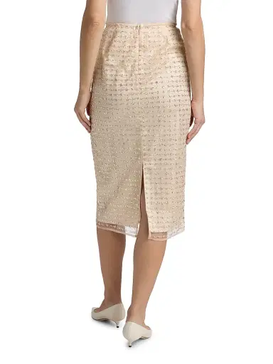 Staud Women's Casey Embellished Midi-Skirt - Stardust | Thumbnail 5 Staud Women's Casey Embellished Midi-Skirt - Stardust | Thumbnail 5