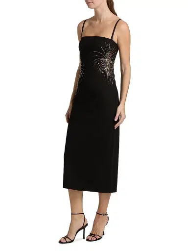 Staud Women's Britney Beaded Cocktail Dress - Firework | Thumbnail 4 Staud Women's Britney Beaded Cocktail Dress - Firework | Thumbnail 4