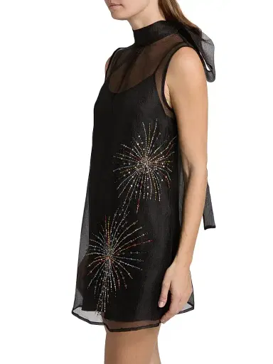 Staud Women's Albee Firework-Beaded Minidress - Firework | Thumbnail 4 Staud Women's Albee Firework-Beaded Minidress - Firework | Thumbnail 4