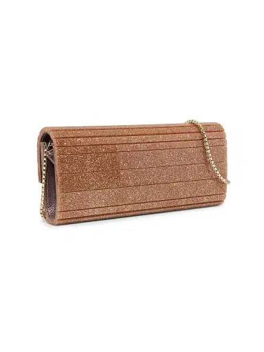 Jimmy Choo Women's Sweetie Glitter Convertible Clutch - Rose | Thumbnail 3 Jimmy Choo Women's Sweetie Glitter Convertible Clutch - Rose | Thumbnail 3