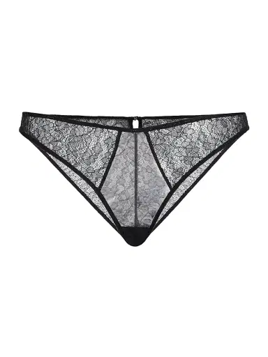 Kiki de Montparnasse Women's Petite Fleur Lace Briefs - Black - Size Large | Thumbnail 1 Kiki de Montparnasse Women's Petite Fleur Lace Briefs - Black - Size Large | Thumbnail 1