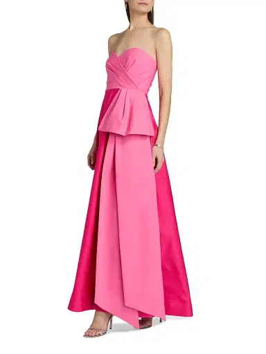 As It May Women's Sweetheart Two-Tone Strapless Gown - Poppy Pink Flamingo | Thumbnail 4 As It May Women's Sweetheart Two-Tone Strapless Gown - Poppy Pink Flamingo | Thumbnail 4