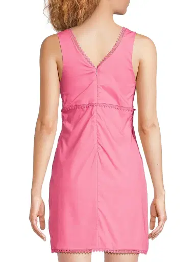 Peixoto Women's Sarita Cotton Minidress - Lychee Rose | Thumbnail 5 Peixoto Women's Sarita Cotton Minidress - Lychee Rose | Thumbnail 5