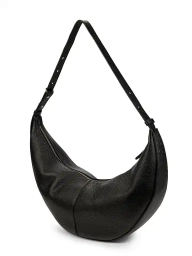 Proenza Schouler Women's Slide Pebbled Leather Hobo Bag - Black | Thumbnail 4 Proenza Schouler Women's Slide Pebbled Leather Hobo Bag - Black | Thumbnail 4
