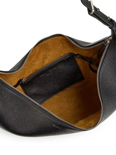 Proenza Schouler Women's Slide Pebbled Leather Hobo Bag - Black | Thumbnail 5 Proenza Schouler Women's Slide Pebbled Leather Hobo Bag - Black | Thumbnail 5