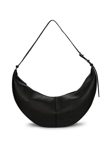Proenza Schouler Women's Slide Pebbled Leather Hobo Bag - Black | Thumbnail 1 Proenza Schouler Women's Slide Pebbled Leather Hobo Bag - Black | Thumbnail 1