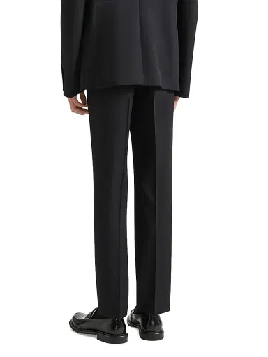 Givenchy Men's Fitted Leg Tailored Trousers in Wool - Black - Size 40 | Thumbnail 3 Givenchy Men's Fitted Leg Tailored Trousers in Wool - Black - Size 40 | Thumbnail 3